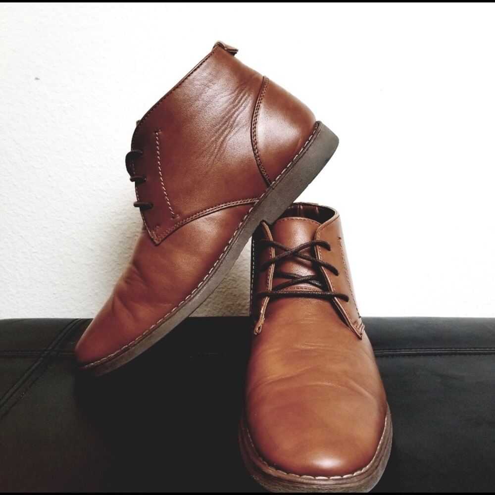 Brown Genuine leather Steve Madden chukkas